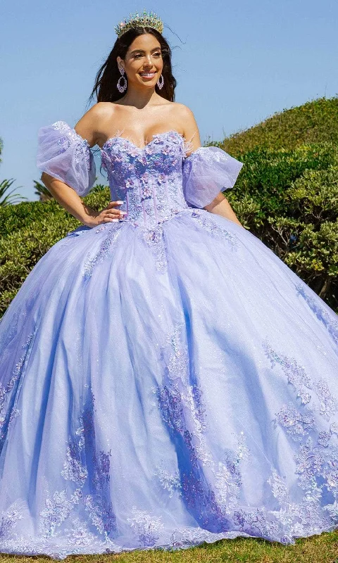 Women's Plus-Size Apparel Cinderella Couture 8115J - Embroidered Sweetheart Neck Ballgown