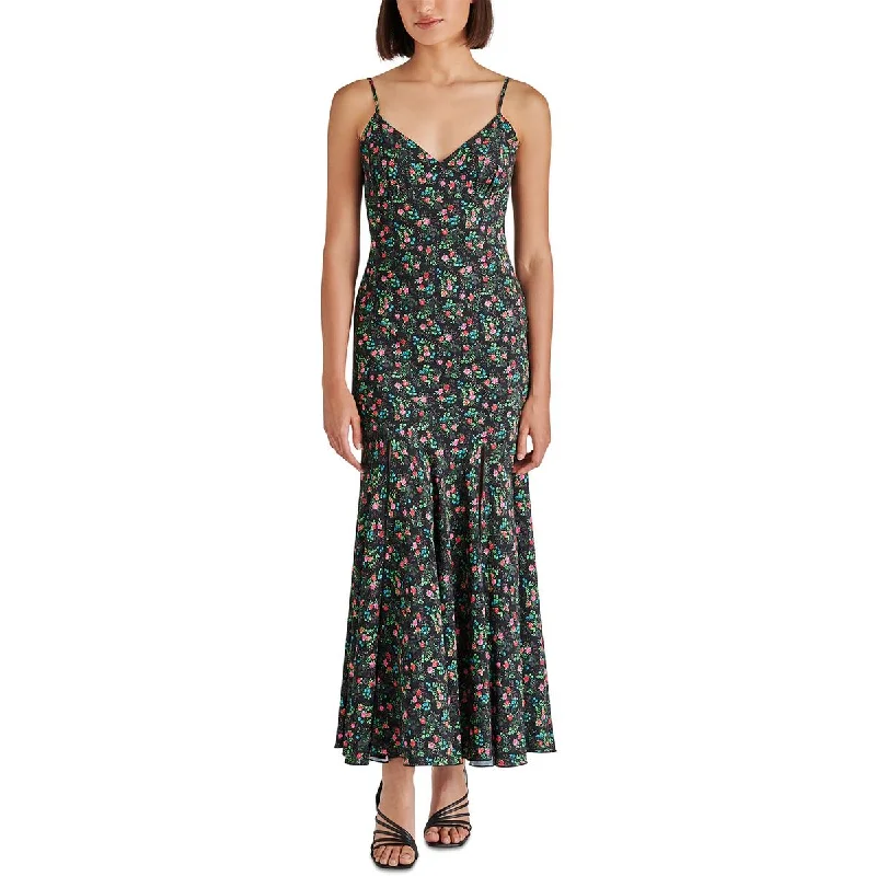 Comfortable Women's Clothes Betsey Johnson Womens Floral Print  Maxi Dress