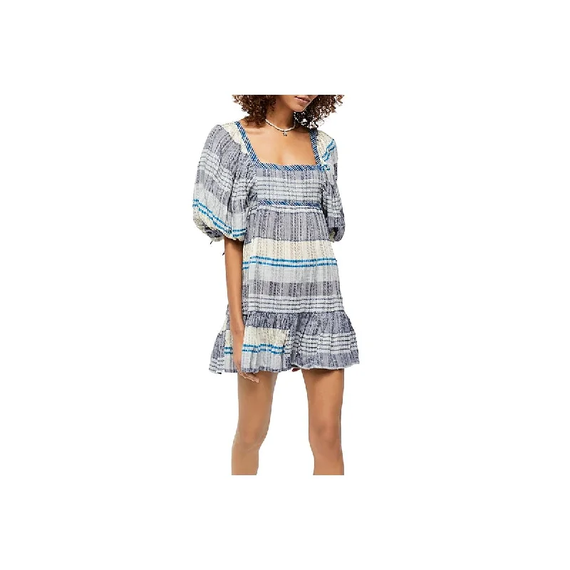 Women's Tops And Clothing Free People Womens Striped Cozy Mini Dress