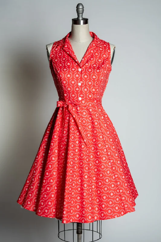Last Chance Sale Staci Dress- Laurel & Bees, Cherry Red