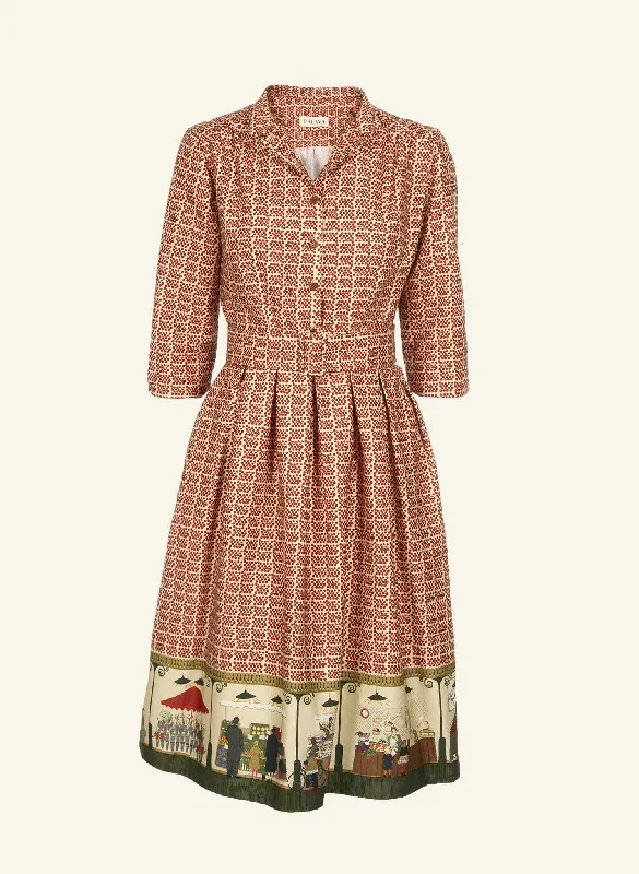 Runway Inspired Wear Cynthia Dress - Cream Farmers Market