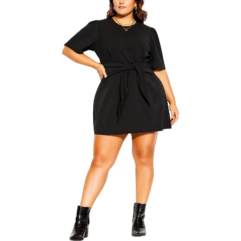 Women's Functional Outfit For Outdoor Activities City Chic Womens Plus Party Short Mini Dress