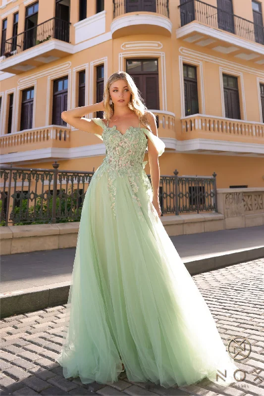 Women's Vacation Clothes Nox Anabel J1324 Formal Long Prom A Line Ballgown