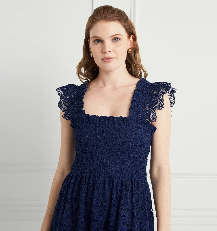 Mid Season Sale The Lace Ellie Nap Dress - Navy Lace