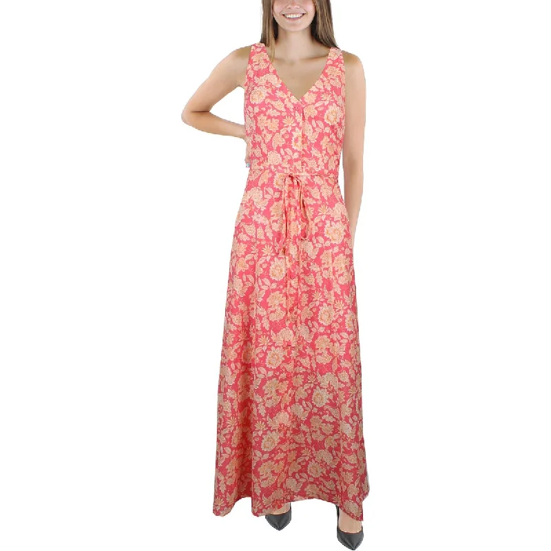 Women's Holiday Outfit French Connection Womens Cosette Verona Floral Print Long Maxi Dress