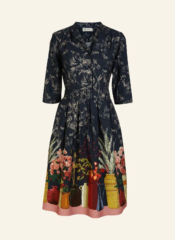 Fashion Sale Cynthia Dress - Navy Constance Spry