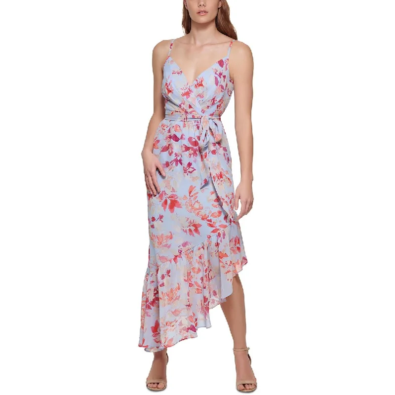 Women's Clothing For Holiday Travel Eliza J Womens Floral Print  Maxi Dress