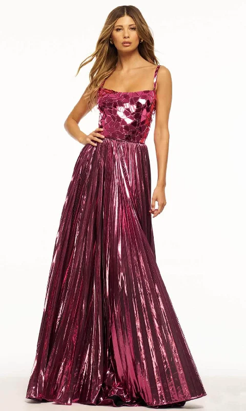 Women's Evening Wear Attire Sherri Hill 56030 - Scoop Cut Glass Gown