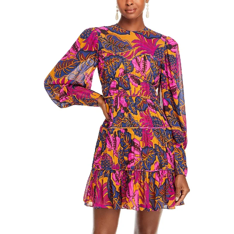 Tailored Clothing For Women FARM Rio Womens Printed Short Mini Dress