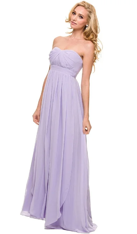 Stylish And Comfortable Clothing For Women Nox Anabel - 7124 Pleated Sweetheart A-line Long Formal Gown