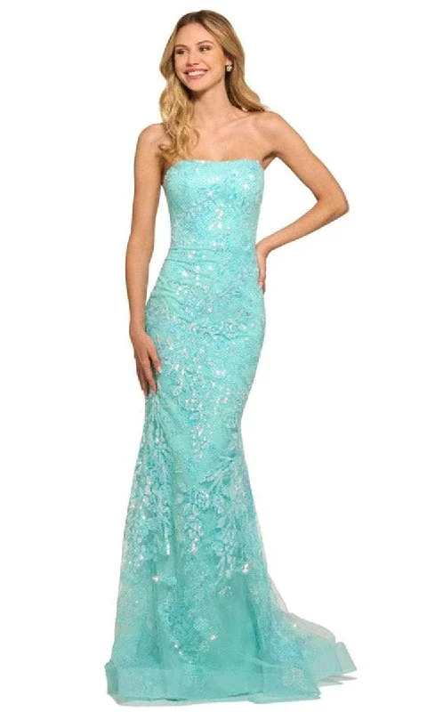 Women's Travel Garments Sherri Hill - Sequin Lace Mermaid Prom Gown 55501