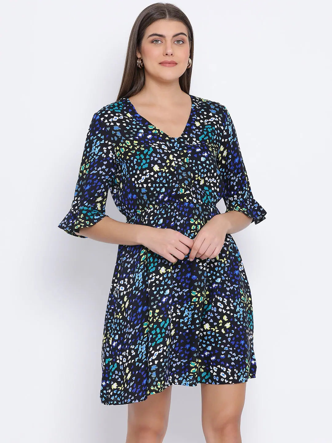 Stylish Women's Garments Floral Glow Casey Women Dress