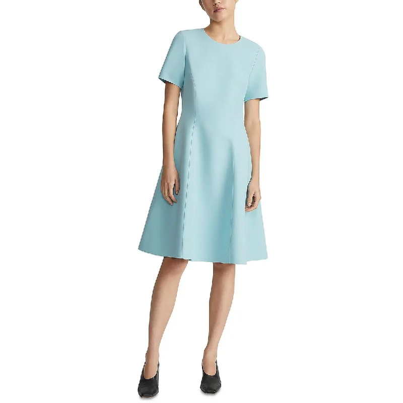 Women's Clothing For Casual Outings Lafayette 148 New York Womens Wool Knee-Length Mini Dress