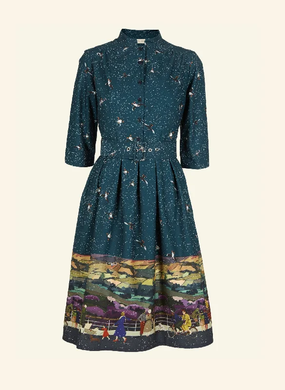 Special Offer Cynthia Dress - Teal Yorkshire Dales