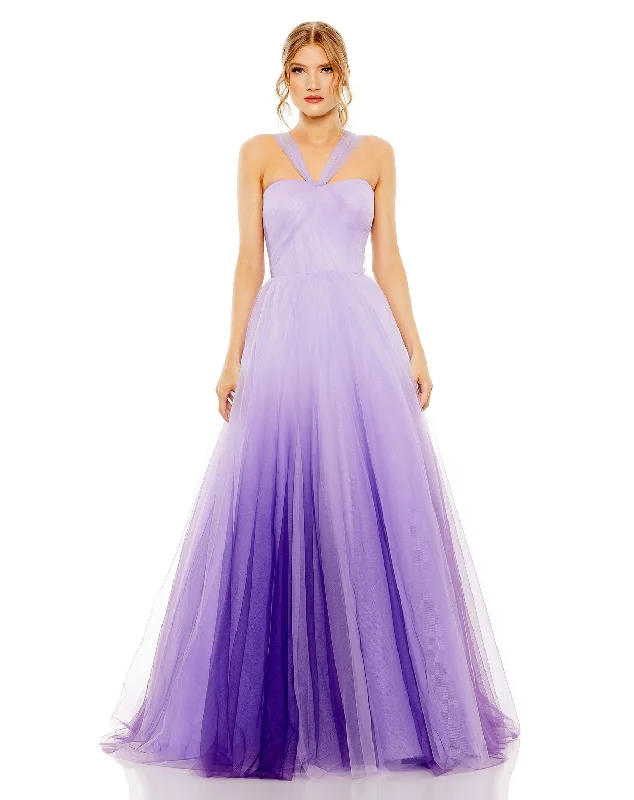 Women's Professional Apparel Mac Duggal 20553 Long Ombre Prom Ballgown