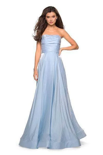 Women's Office Clothing La Femme - Ruched Sweetheart A-Line Prom Gown 27130SC