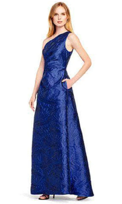 Casual Clothing For Women Aidan Mattox MD1E205259 - One Shoulder Asymmetric Evening Gown