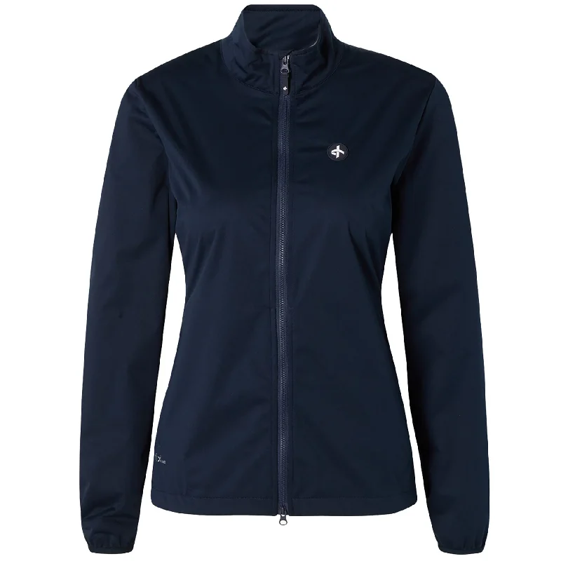 Sustainable Women's Apparel Womens Wind Lightweight Jacket Navy - SU24