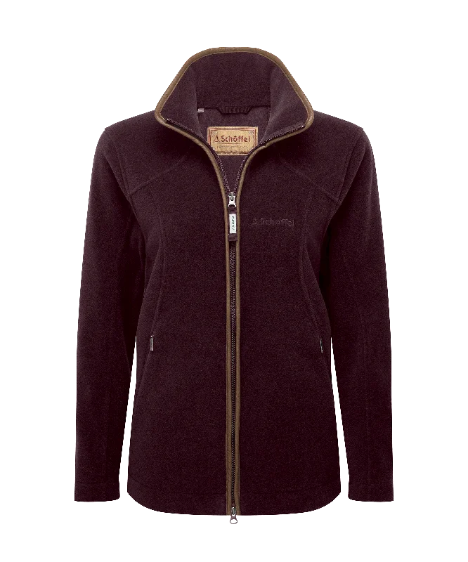 Women's Fashion-Forward Apparel Burley Fleece Jacket - Port