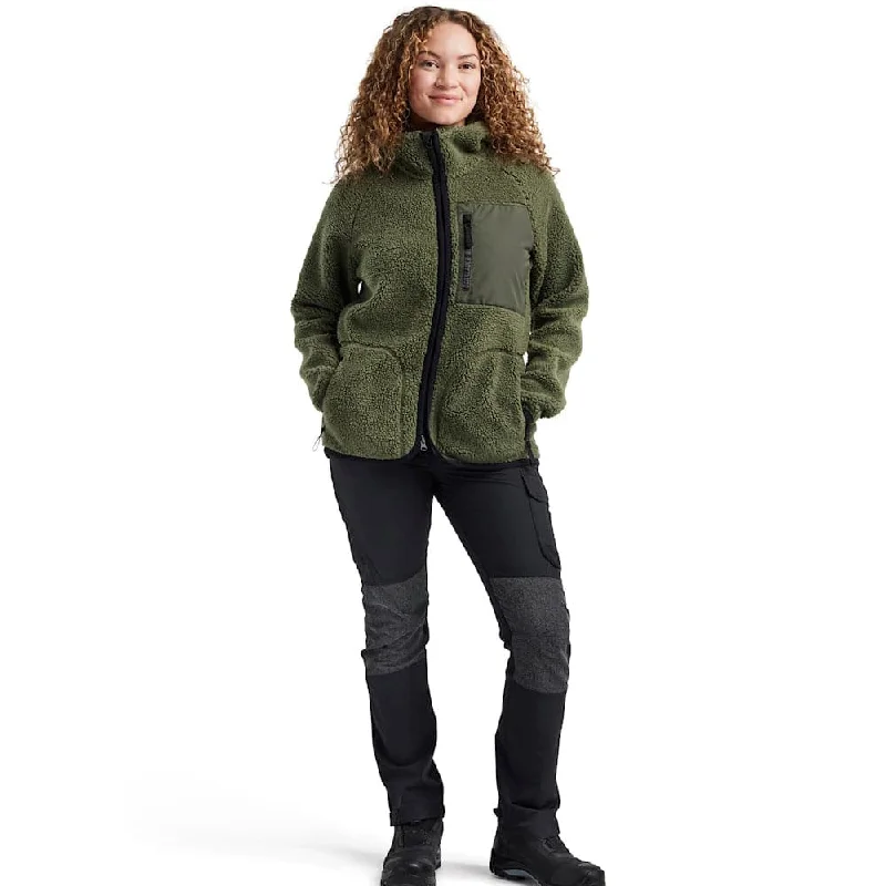 Casual Chic Women's Clothes Blaklader 4727 Women's Pile Hooded Jacket