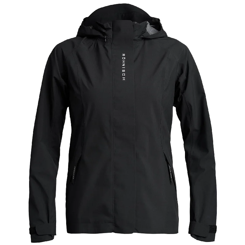 Elegant Clothing For Women Womens Storm Rain Jacket Black - 2025