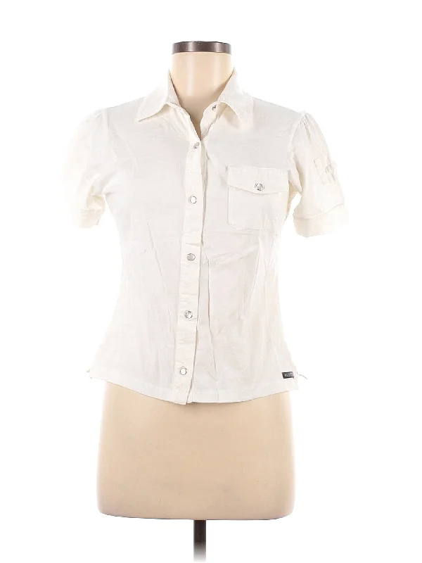 Timeless Women's Clothing Short Sleeve Blouse