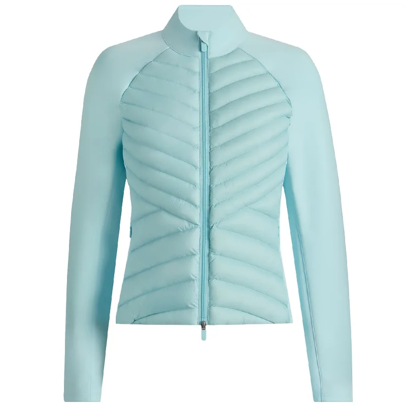 Affordable Trendy Clothes For Women Womens Quilted Nylon Interlock Hybrid Jacket Daybreak - SS25