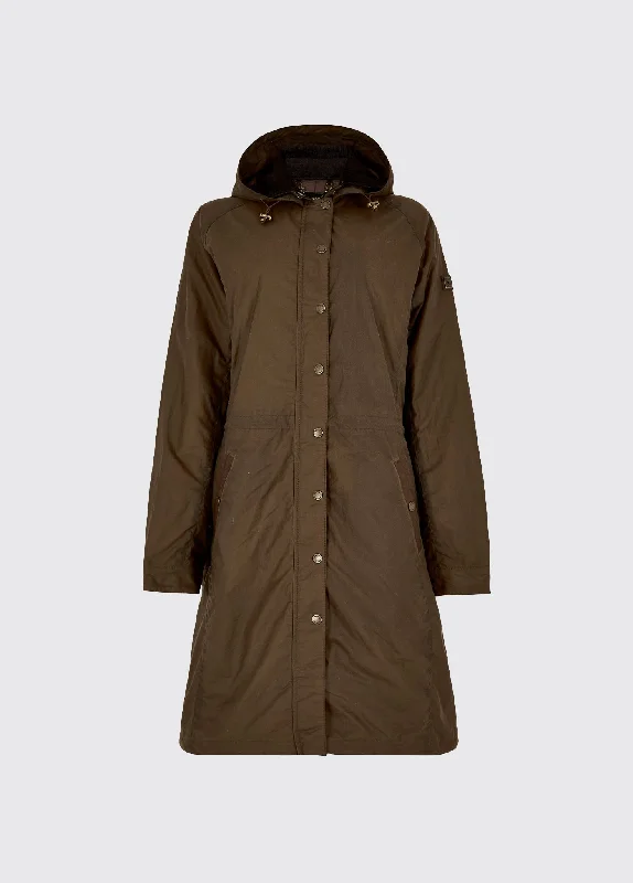 Sustainable Women's Clothing Redington Wax Coat - Ginger