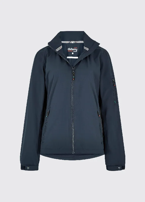 Timeless Women's Outfit Livorno Women's Fleece-lined Crew Jacket - Navy