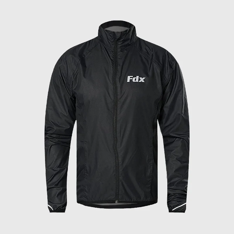 Women's Chic Outerwear Outfit Fdx J20 Black Women's & Girl's Windproof & Waterproof Cycling Jacket