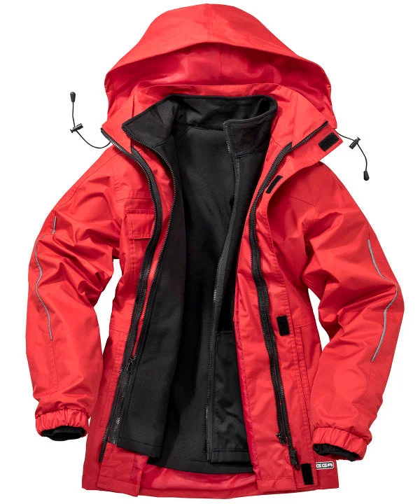 Women's Elegant Outfit 236RX 3-in-1 transit jacket with softshell inner