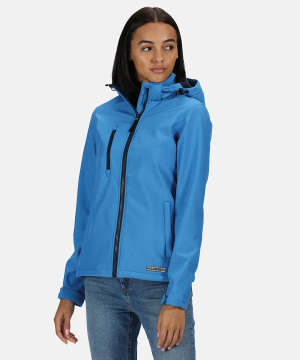 Women's Professional Outfit 153RG Women's venturer 3-layer hooded softshell jacket