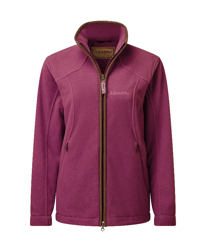 Comfortable Women's Clothes Burley Fleece Jacket - Mulberry