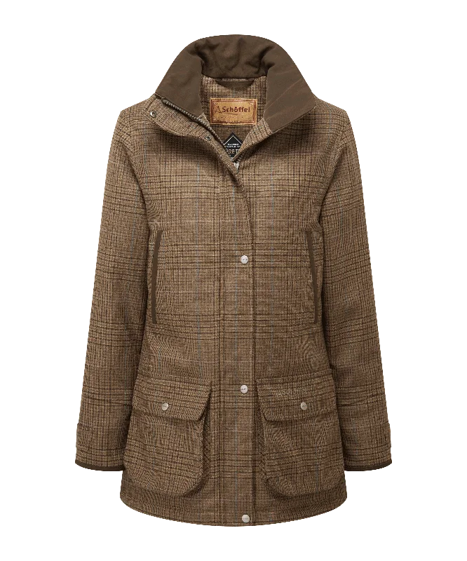 Women's Clothes And Garments Women's Ptarmigan Tweed Coat - Teviot Tweed