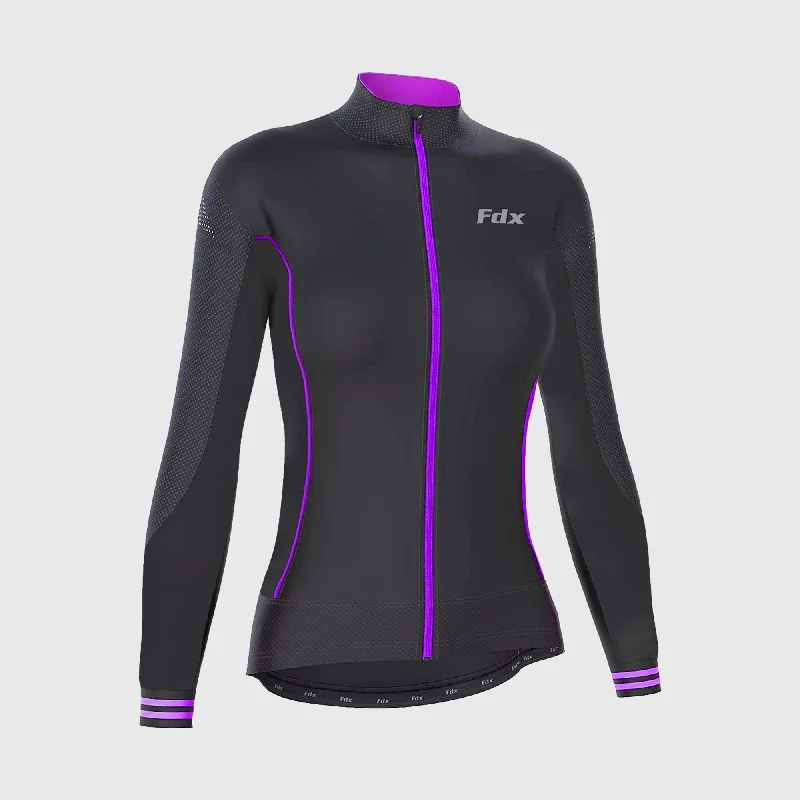 Women's Trendy Attire Fdx Propex Purple Women's & Girl's Soft-Shell Wind Stopper Jackets